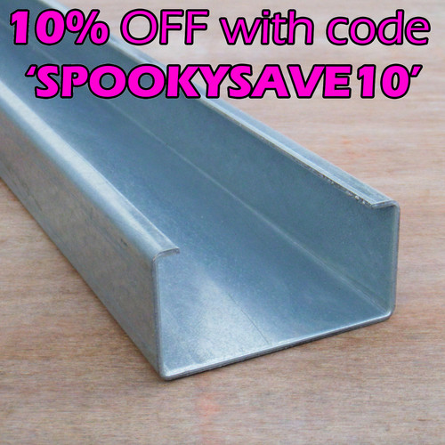 100mm 75mm galvanised steel - galvanised,