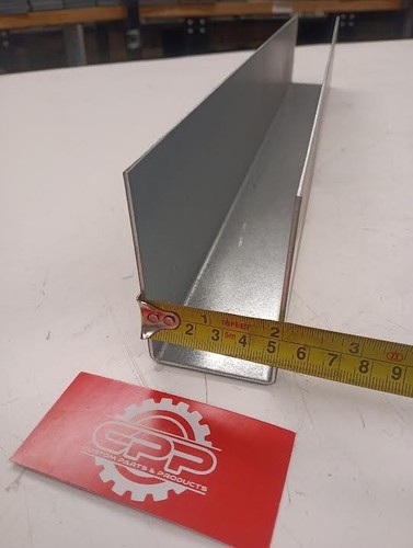 Galvanised steel channel 80mm - galvanised,