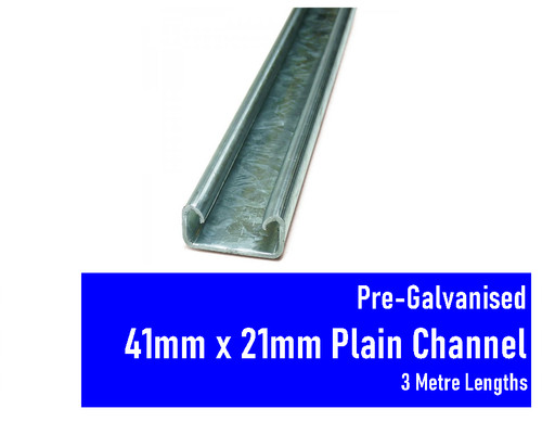 Pre galvanised unistrut plain - pre-galvanised,