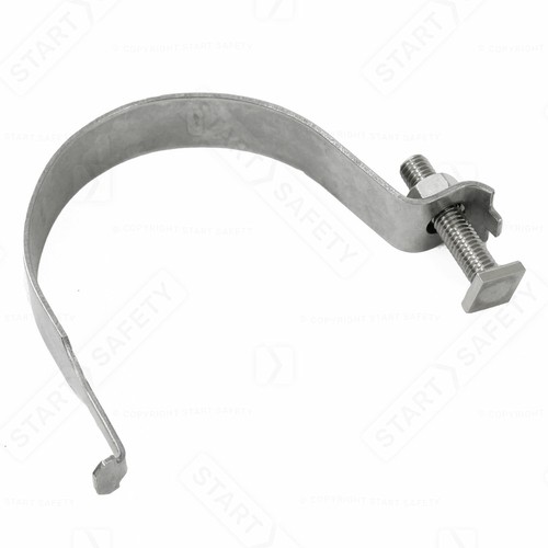 Round steel sign - channel, clip