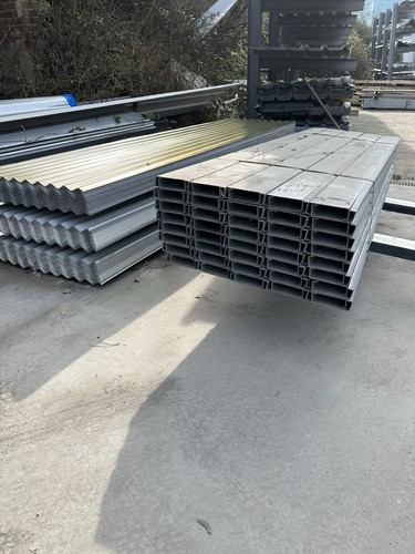Steel channel galv - steel, section