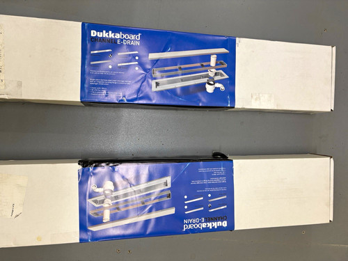 Dukkaboard channel drain - channel-drain, 600mm
