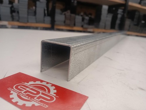 Galvanised steel channel - galvanised, 40mm