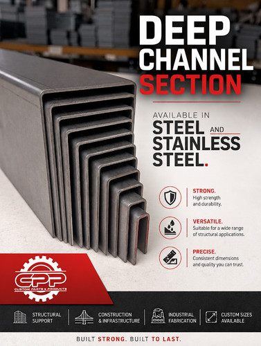 Steel stainless deep channel - steel,